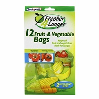 12 Jumbo Fruit and Vegetable Bags Sealapack Fresh Fresher and Longer 2 Sizes