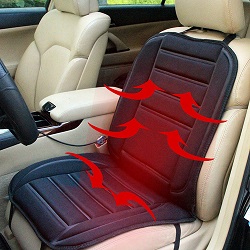 Add a review for: 12V Car Van Heated Heating Front Seat Cushion Cover Pad Heater Warmer Winter UK 