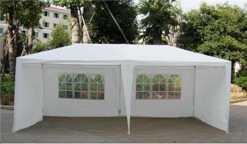 3M X 6M GARDEN GAZEBO TENT MARQUEE OUTDOOR WATERPROOF PARTY AWNING CANOPY NEW