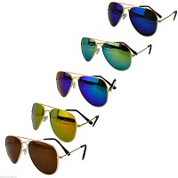 Aviator Sunglasses Fashion 80s Retro Style Designer Shades UV400 Lens Unisex New