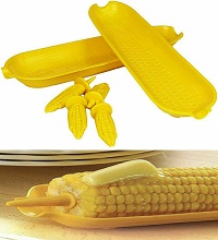 Add a review for:  BBQ Corn On The Cob Skewers Tray 6Pcs Set Dishes Server Holder Prongs Forks Part