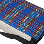Blue Extra Large Tartan Picnic Blanket with Waterproof Backing
