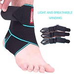 Add a review for: Beskey Ankle Support Adjustable Ankle Brace Breathable Nylon Material Super Elastic and Comfortable