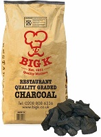 Add a review for: Big K Restaurant Grade Lumpwood Charcoal Hardwood Char Coal BBQ Quebracho 15KG
