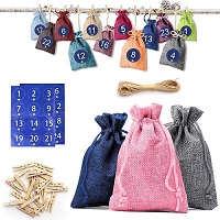 Add a review for: 24 Pack Christmas Advent Calendar Bags
