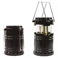Collapsible Cob LED Light Lantern Camping Fishing Outdoor Hanging Battery ABS