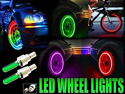 Add a review for: 2 PCS FLASHING NEON LED LIGHT WHEEL VALVE CAP TYRE LIGHTS CAR MOTORCYCLE BIKE BICYCLE 