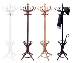 Add a review for: BENTWOOD WOODEN WOOD COAT HAT UMBRELLA STAND RACK HANG 