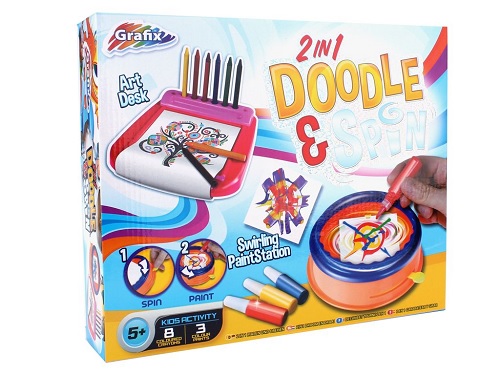 2 in 1 Doodle and Spin game