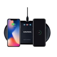 10W Dual Qi Wireless Charging Station Pad Fast Charger iPhone Samsung Smartphone
