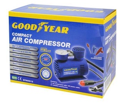Add a review for: GOODYEAR Mini Air Compressor Compact 3m cord Lightweight Light Sporting Camping