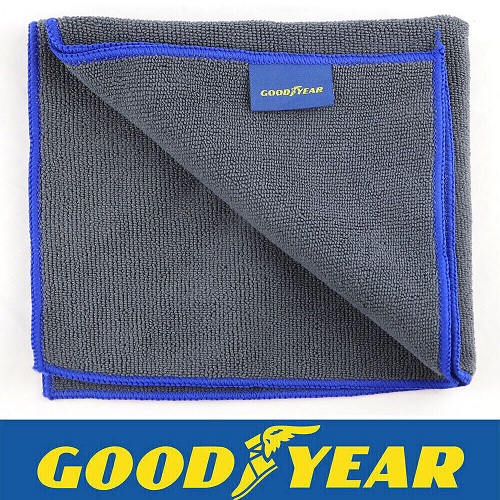 5Pcs Goodyear Microfibre Wash Dry Absorbent Car Drying Towel Cleaning Cloth 40cm