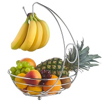 BH040 Fruit Bowl Holder with Banana Hanger Hook