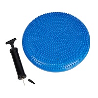 Blue Stability Disc Balance Board Pad Wobble Ankle Knee Support Training Recover