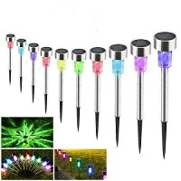Add a review for: 20 Pack Stainless Steel Solar LED Light Multi Colour Outdoor Garden Lighting
