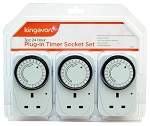 24 Hour Plug-in Timer Socket Set 