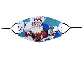 Add a review for: Adult Christmas Face Masks Reusable Elastic Adjustable Unisex Cotton One Size