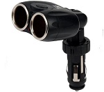 Add a review for: 2 Way Double Car Cigarette Lighter Adapter Adaptor Power Socket Splitter Charger