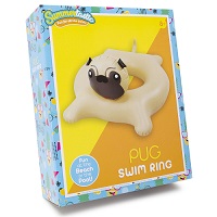 Add a review for:   Inflatable Pug Swim Ring For Kids Summer Beach Pool Novelty Float Lilo Lounger