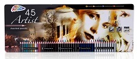 Add a review for:   Artist's Coloured Pencils Pack of 45 With Presentation Metal Tin