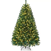 Add a review for: 6FT Pre-Lit Artificial Christmas Tree with 260 LED Lights Branch Tips Green Xmas