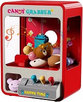 Add a review for: Candy Grabber Machine Battery Operated and USB Powered Retro Arcade Candy Grabber Machine with Claw Fairground Joystick Game Kids Mini Candy Grabber Catcher Novelty Sweets Dispenser Claw Machine