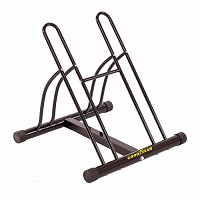 Goodyear Floor Mounted Bike Stand Cycle Bicycle Rack Mount Holder Park Storage