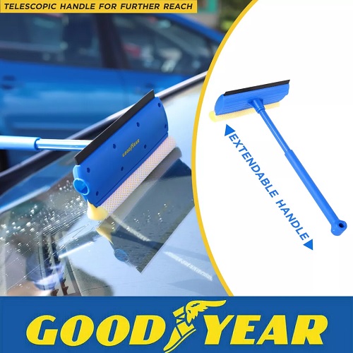 Goodyear Car Windscreen Washer Squeegee Sponge Windshield Window Cleaner