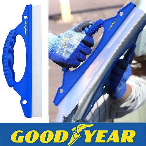 Goodyear Flexible Silicone Window Wiper Soft Grip Car Glass Squeegee Windscreen