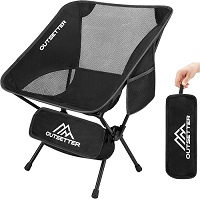 Add a review for: Lightweight Folding Chair Camping Compact Portable Ultralight Fishing Chairs Small Camp Chairs for Adults and Children with Carry Bag Outdoors Lawn Hiking Beach Travel Picnic Garden Black