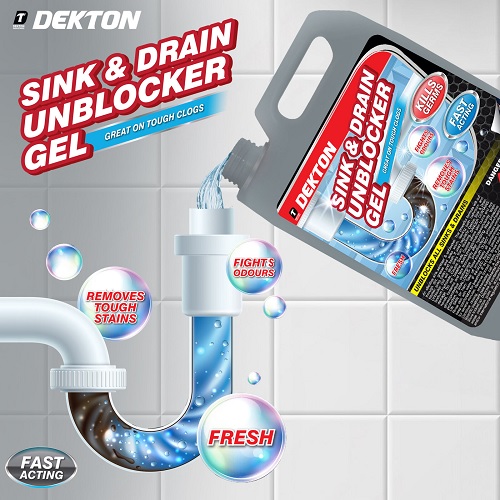 Sink and Drain Unblocker Gel | Remove Tough Clogs | Kills Germs |Odour Control