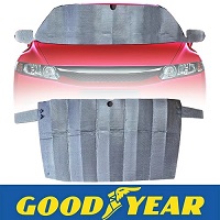 Goodyear Universal Windscreen Folding Compact Sun Shade Car Windshield Window