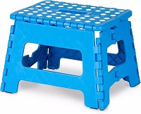 Folding Lightweight Step Stool Heavy Duty Portable Plastic Non Slip Multipurpose