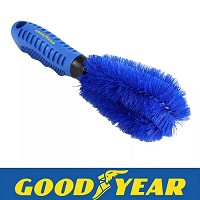 Goodyear Car Alloy Wheel Brush Cleaning Non-Scratch Bristles Motorcycle Bike